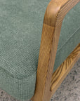 Baker fabric armchair in Green