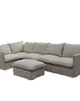 Miami modular sofa in salt & pepper