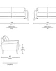 Gala sofa specs