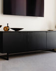 Ghost bay 1800mm tv unit in black