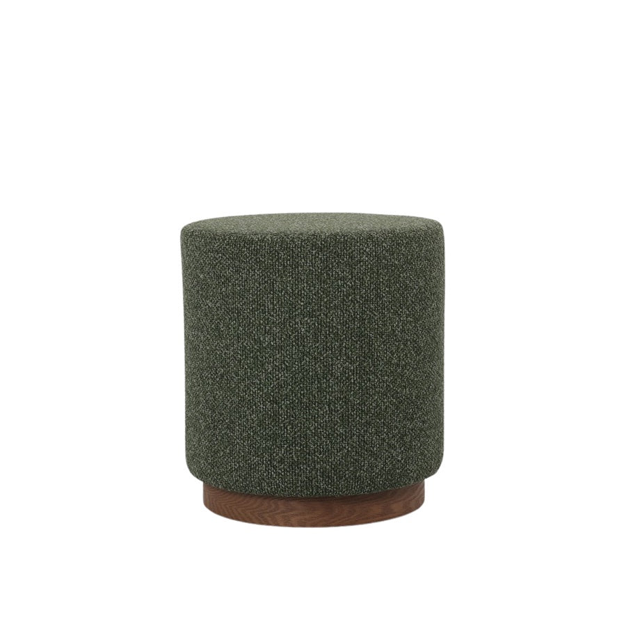 Hickory Small Ottoman in Forest