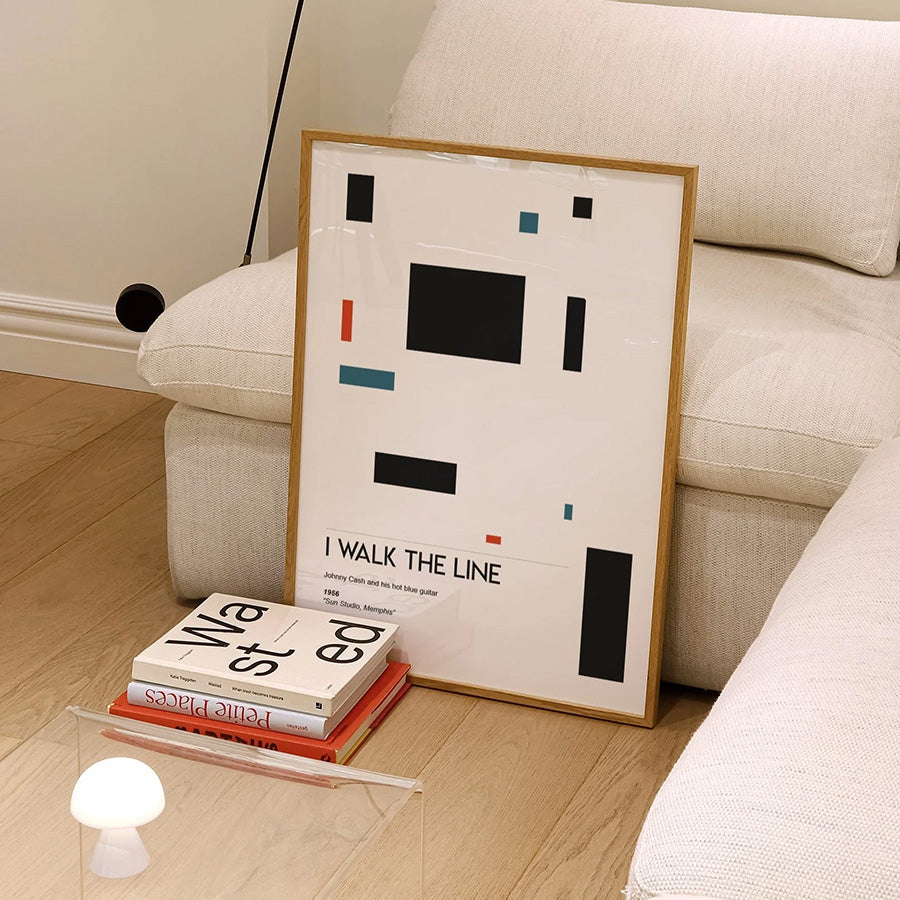 I walk the line print