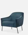 Ikon armchair indigo velvet