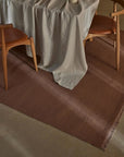 Jacqueline wool rug rosewood