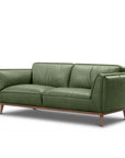 Laurel sofa green leather