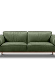 Laurel sofa green leather