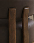 LUNA | chocolate leather