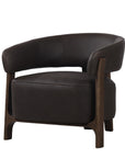 LUNA | chocolate leather
