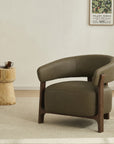 LUNA | olive leather