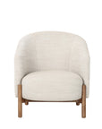 Malibu tub chair in cream fabric