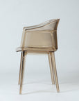 MARS | dining chair - transparent amber