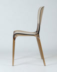 MERCURY | dining chair - transparent amber