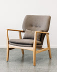 Fable armchair in mocha