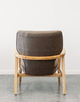 Fable armchair in mocha