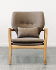 Fable armchair in mocha