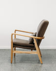 Fable armchair in mocha