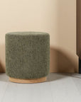Nord Small Ottoman | Moss green