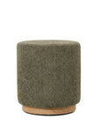 Nord Small Ottoman | Moss green