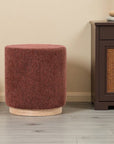 Nord Small Ottoman - burnt ochre