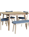 NORDIK | rectangle extension dining table - natural oak