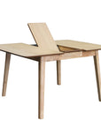 NORDIK | rectangle extension dining table - natural oak