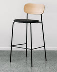 Gemini C38 tall barstool in oak