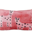 Ikat silk & velvet cushion Lawrence & Pablo