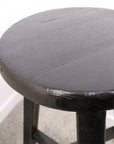 round barstool in black
