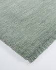 Sandringham Wool Rug in Aquamarine