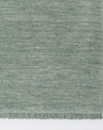 Sandringham Wool Rug in Aquamarine