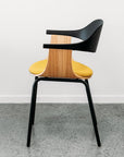 Moss dining chair in mustard