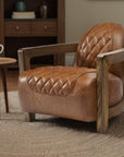 Strattonburg leather armchair