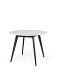 Tekapo marble dining table in black