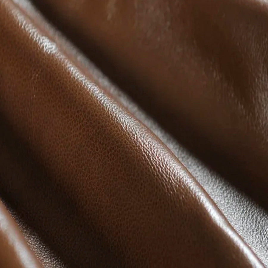 Gala sofa in deep brown leather