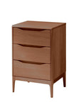 Ghost 3 drawer bedside - walnut