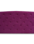 Superking Headboard in plush beetroot