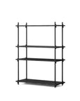 Moebe shelving black medium