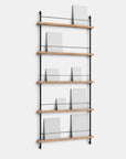 Moebe Magazine 5 Shelf System - Oak A