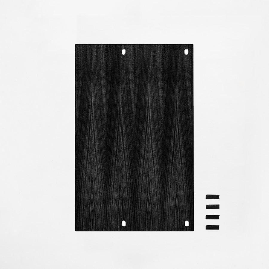 Moebe shelving system black desk