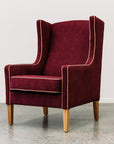 Partridge armchair in pushka orchid