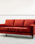 Chanel sofa in theadora rouge