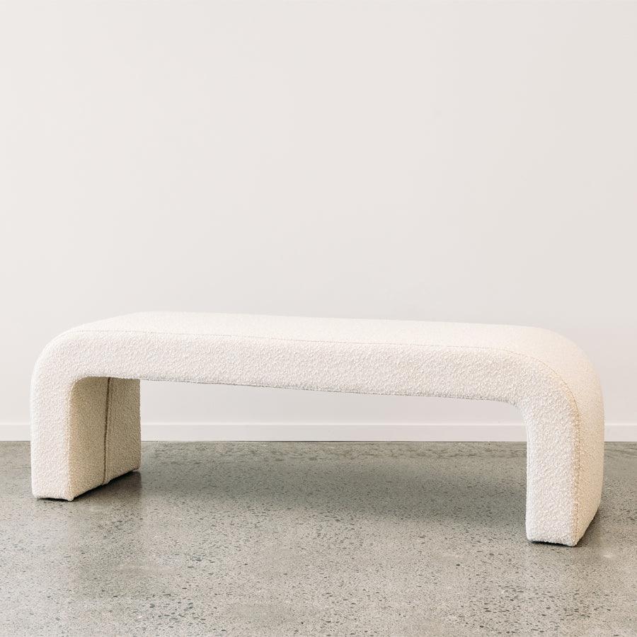 Daphins Bench - Cream Boucle