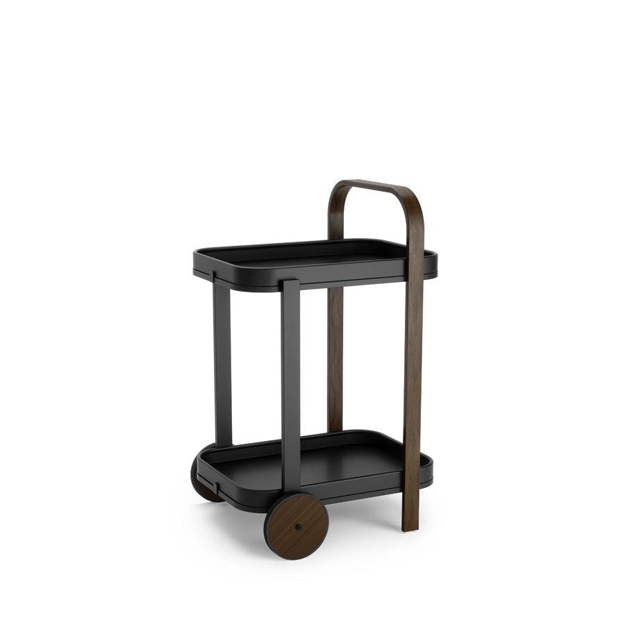 Bellwood Bar Cart - Black/Walnut