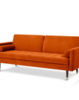 Lukas sofa bed in blood orange