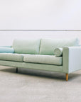 Chanel sofa in plush seafoam