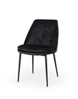 Monaco Dining Chair - Velvet Anthracite