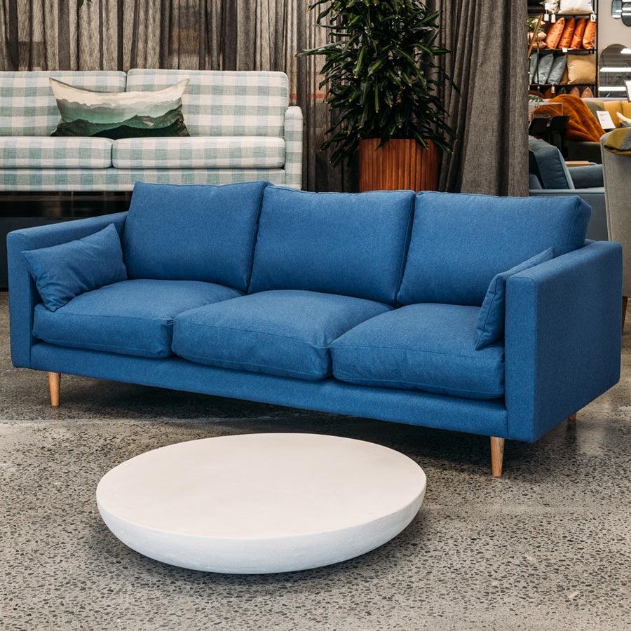 Wool Monterey sofa in octavius cobalt |Stacks Furniture