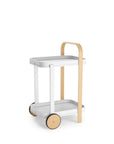 Bellwood Bar Cart - White/Natural