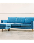 Tango modular sofa and reversible ottoman in orleans sky