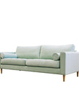 Chanel sofa in plush seafoam